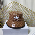 Adidas x Gucci Crystal Canvas Trefoil Bucket Hat - Serene
