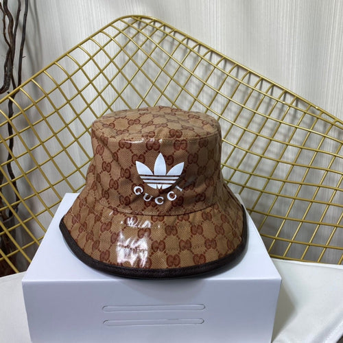 Adidas x Gucci Crystal Canvas Trefoil Bucket Hat - Serene