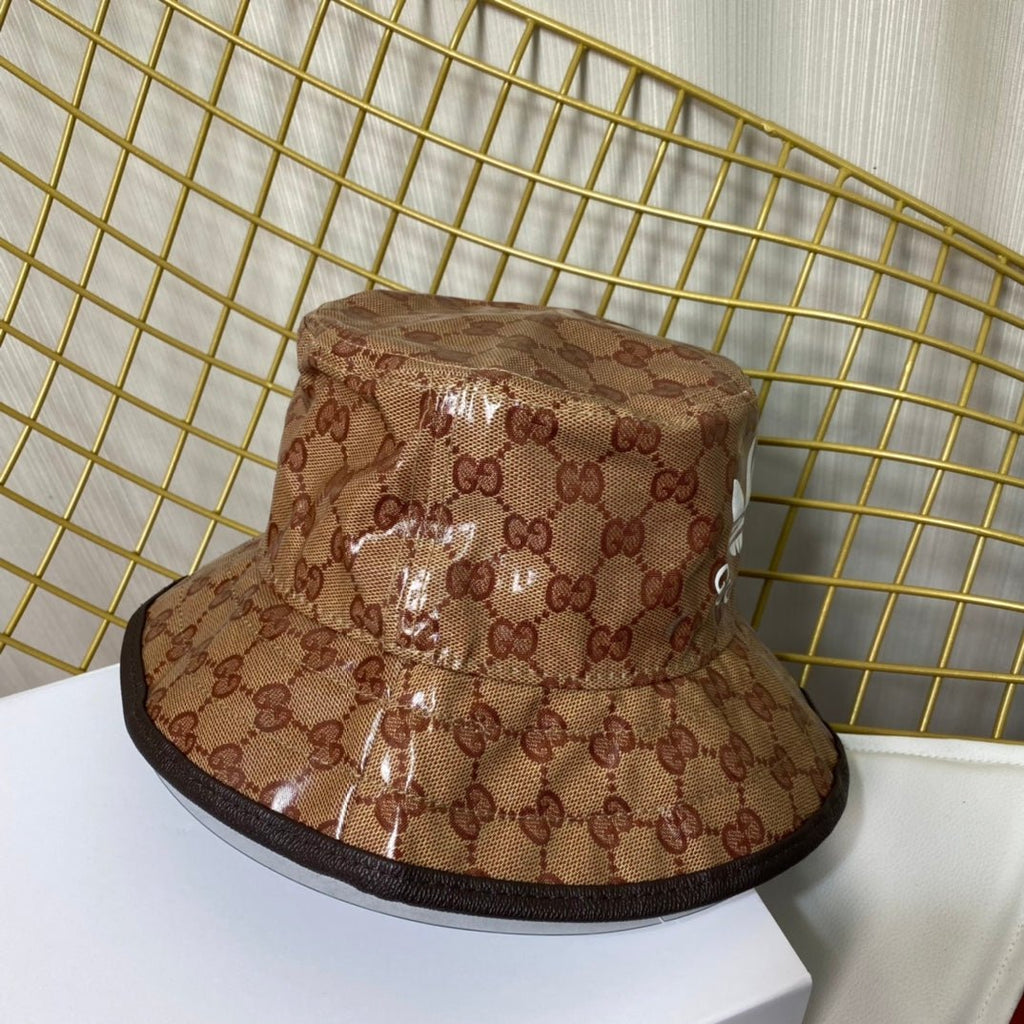 Adidas x Gucci Crystal Canvas Trefoil Bucket Hat - Serene