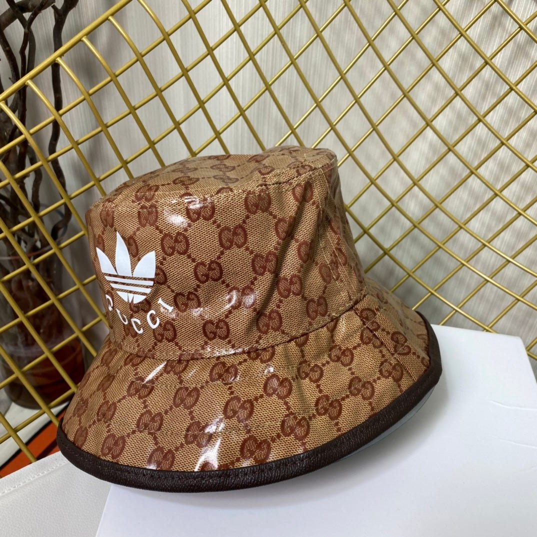 Adidas x Gucci Crystal Canvas Trefoil Bucket Hat - Serene