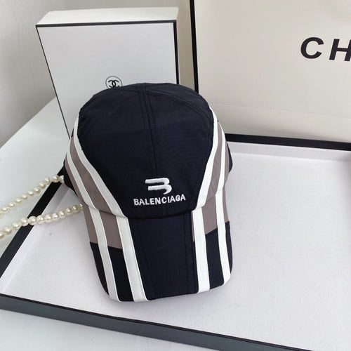 Balenciaga Baseball Cap Nylon Embroidered - Serene