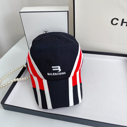 Balenciaga Baseball Cap Nylon Embroidered - Serene