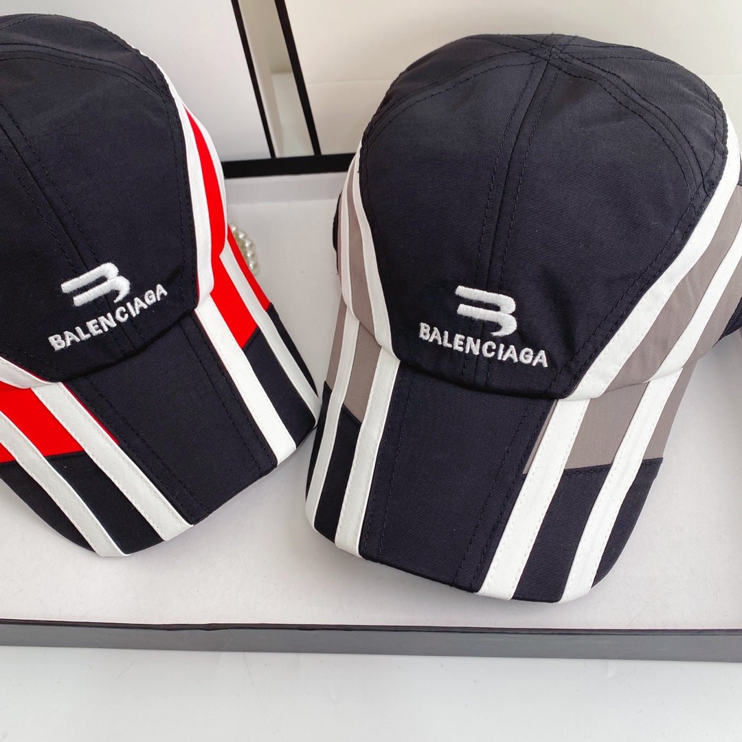 Balenciaga Baseball Cap Nylon Embroidered - Serene