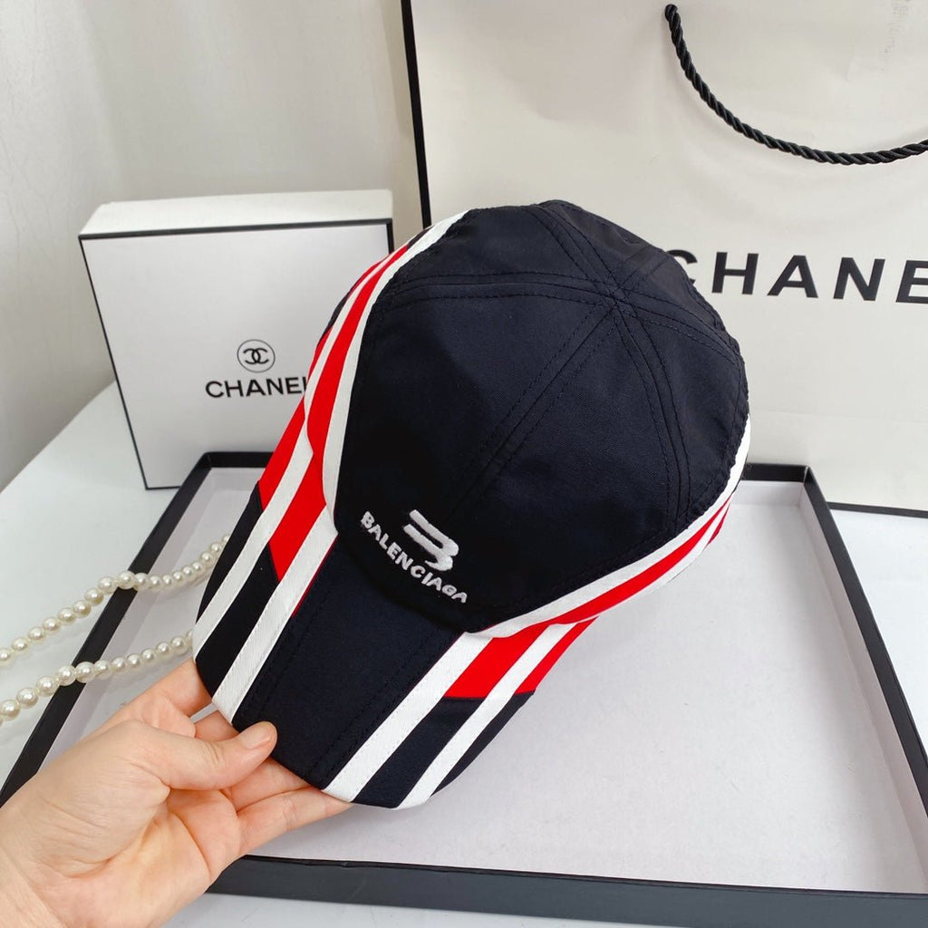 Balenciaga Baseball Cap Nylon Embroidered - Serene
