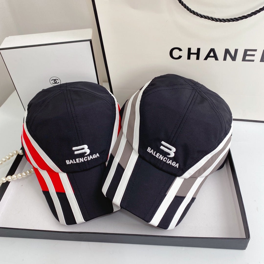 Balenciaga Baseball Cap Nylon Embroidered - Serene