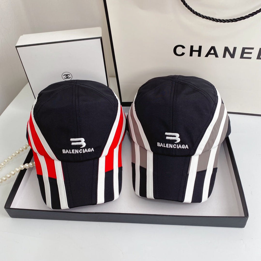 Balenciaga Baseball Cap Nylon Embroidered - Serene