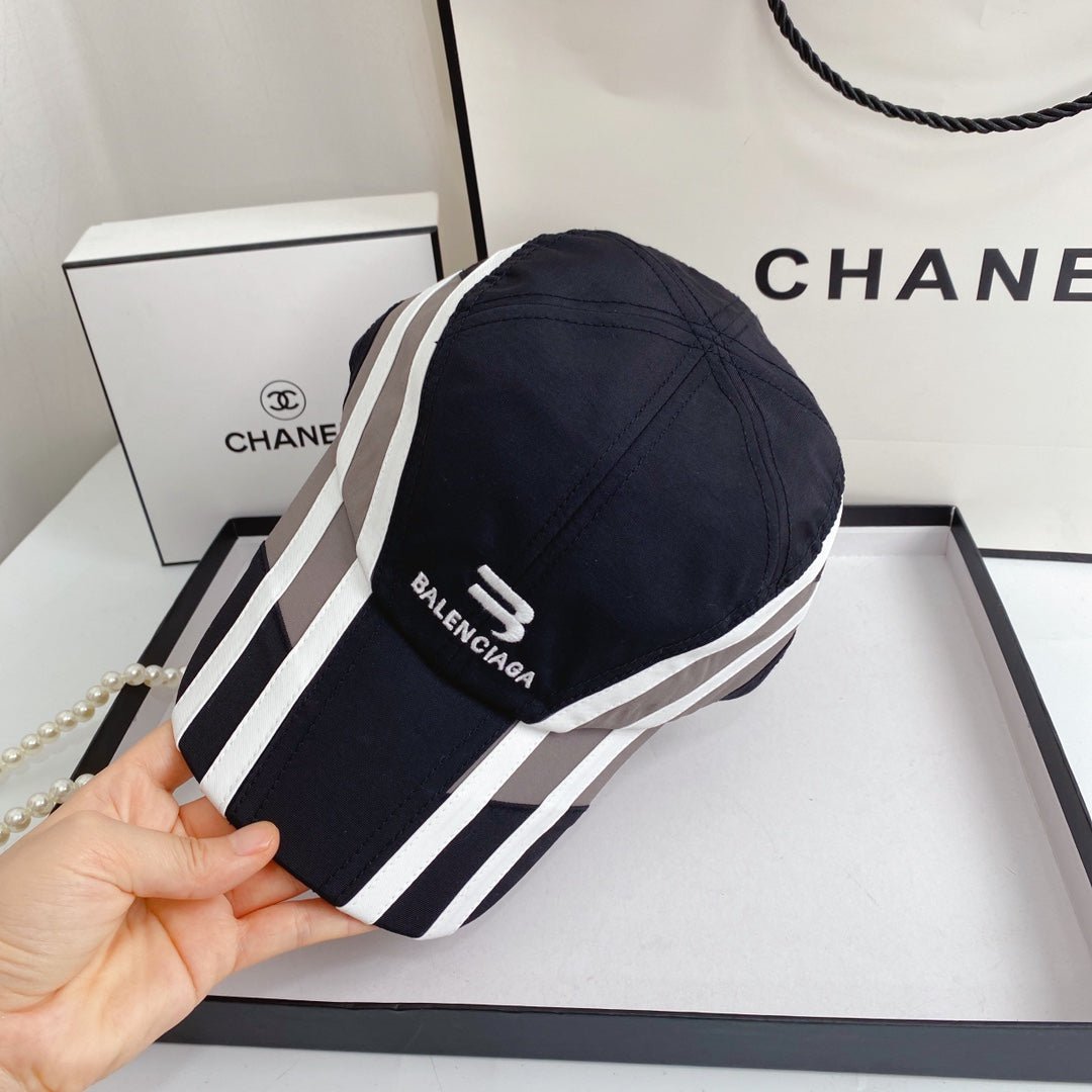 Balenciaga Baseball Cap Nylon Embroidered - Serene