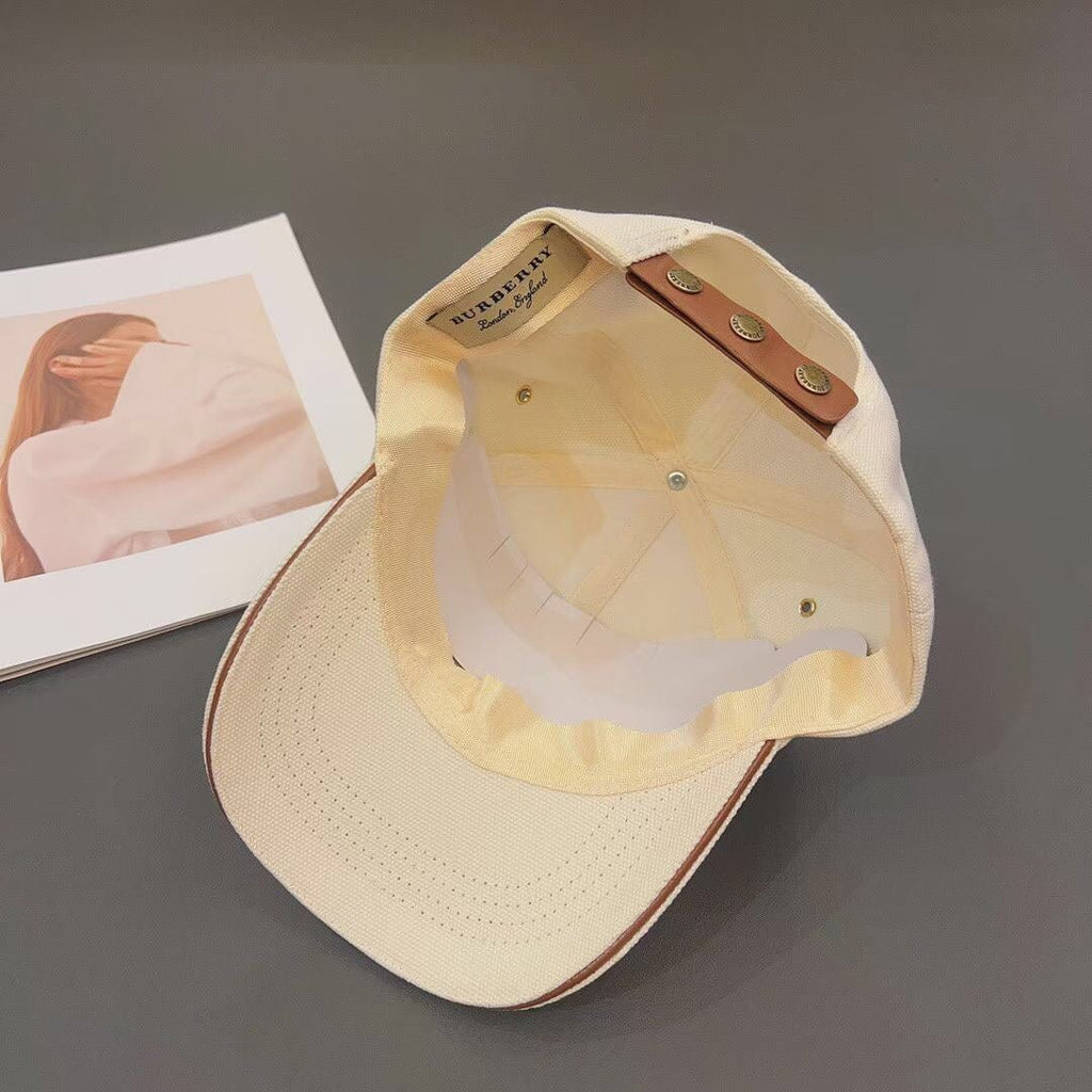 Burberry Embroidered Canvas Baseball Cap | Luxury Designer Hat - Serene