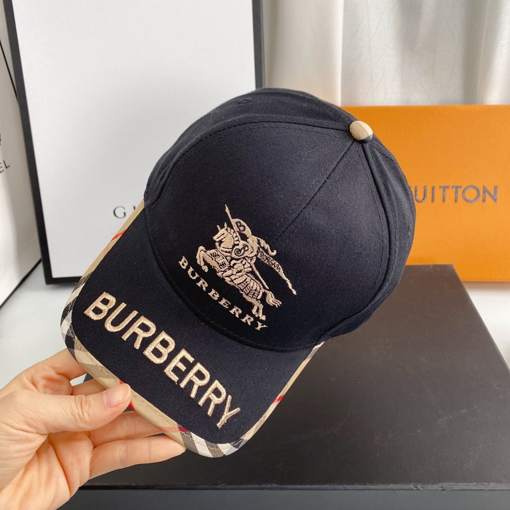 Burberry Vintage Check Embroidered Baseball Cap - Serene