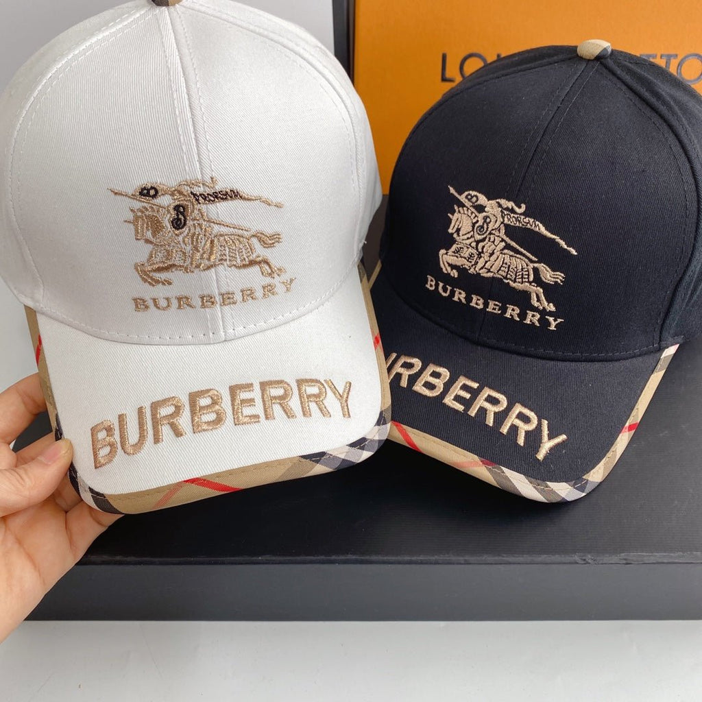 Burberry Vintage Check Embroidered Baseball Cap - Serene