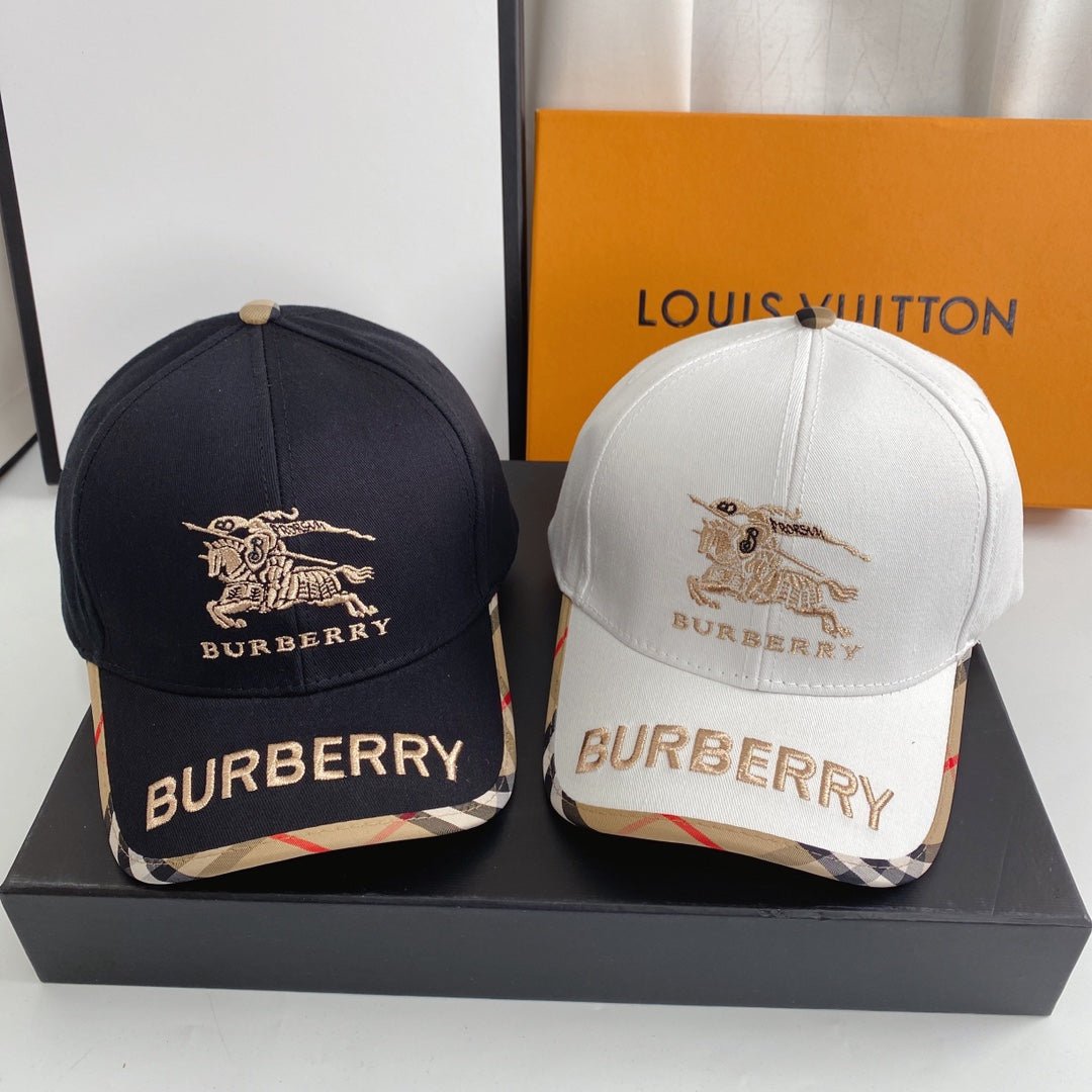 Burberry Vintage Check Embroidered Baseball Cap - Serene