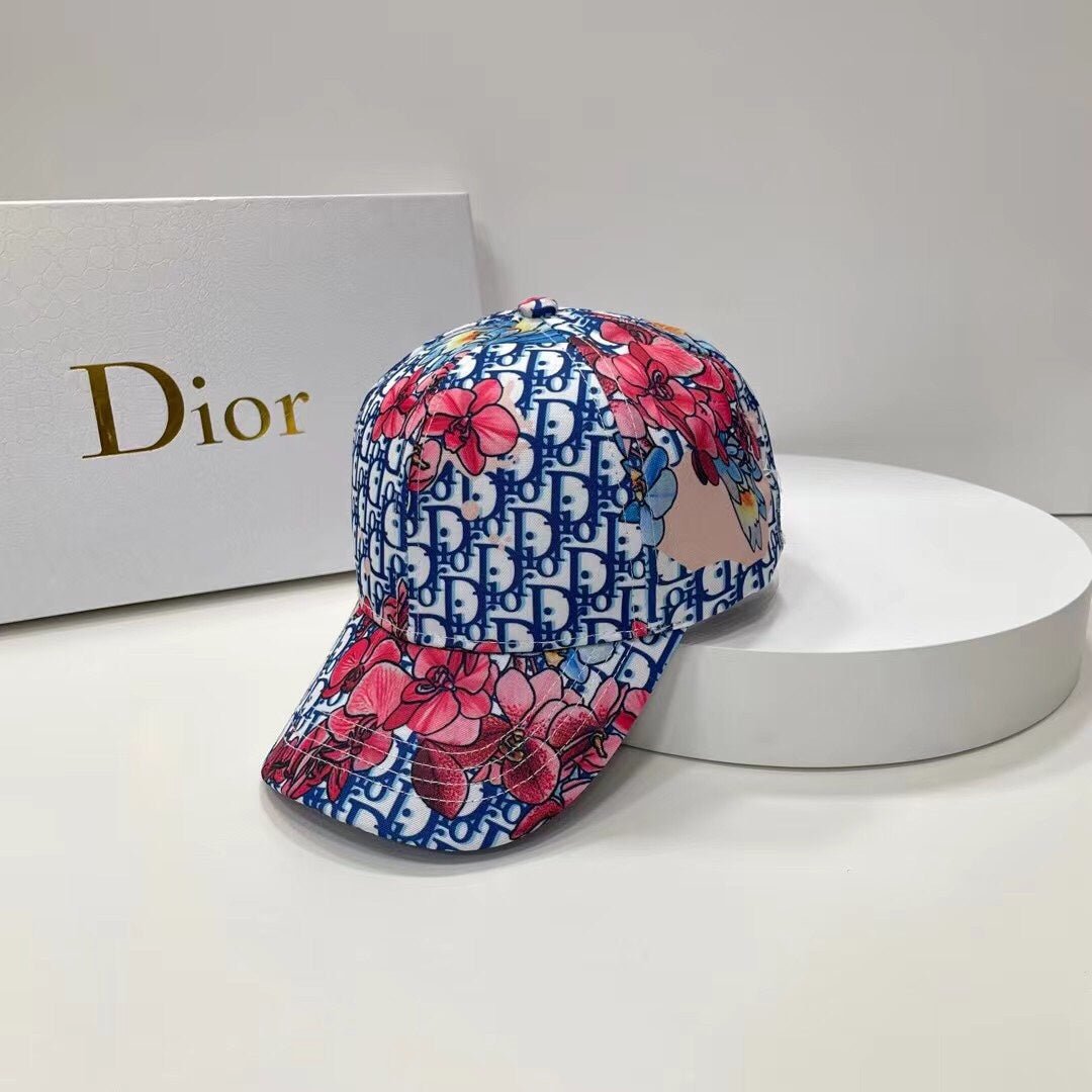 Christian Dior Baseball Cap Floral Embroidered - Serene
