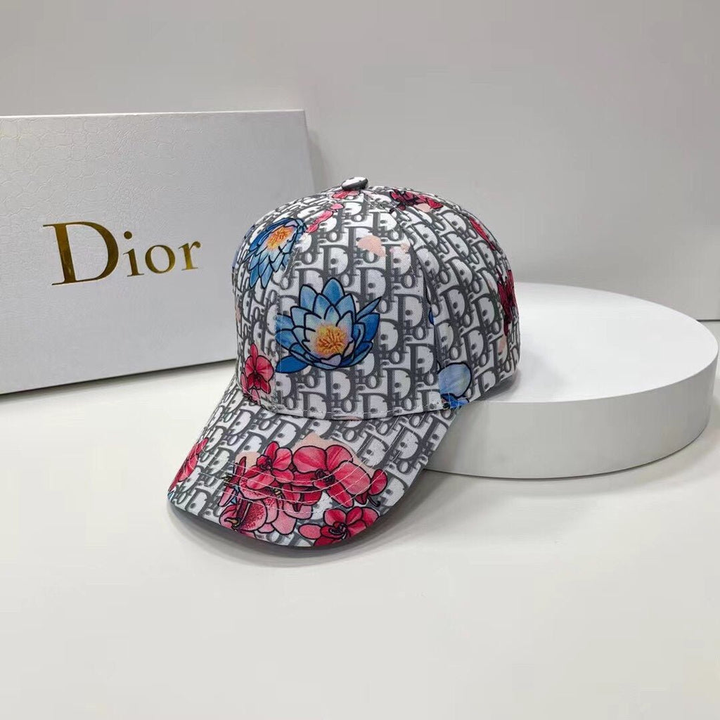 Christian Dior Baseball Cap Floral Embroidered - Serene