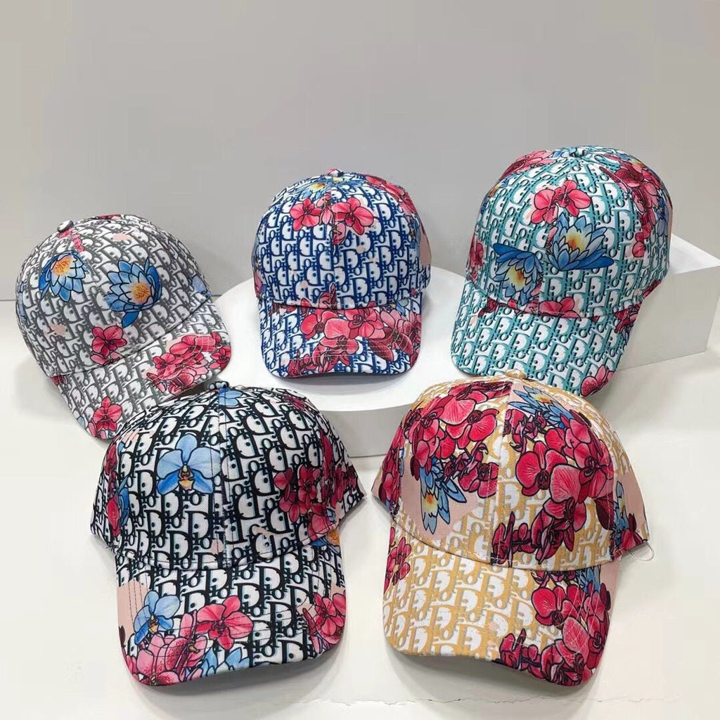 Christian Dior Baseball Cap Floral Embroidered - Serene