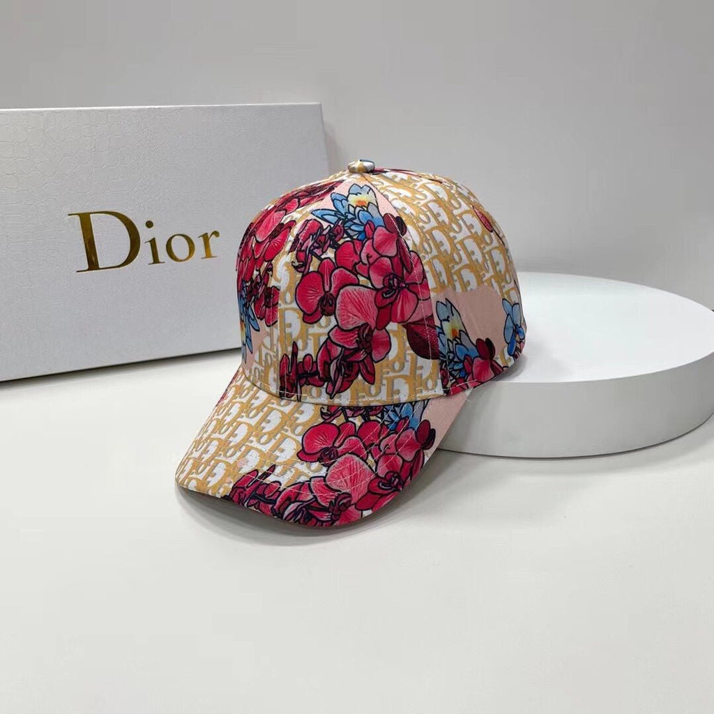 Christian Dior Baseball Cap Floral Embroidered - Serene