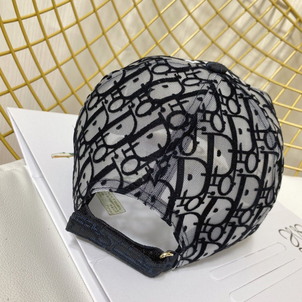 Christian Dior Embroidered Mesh Baseball Cap - Serene