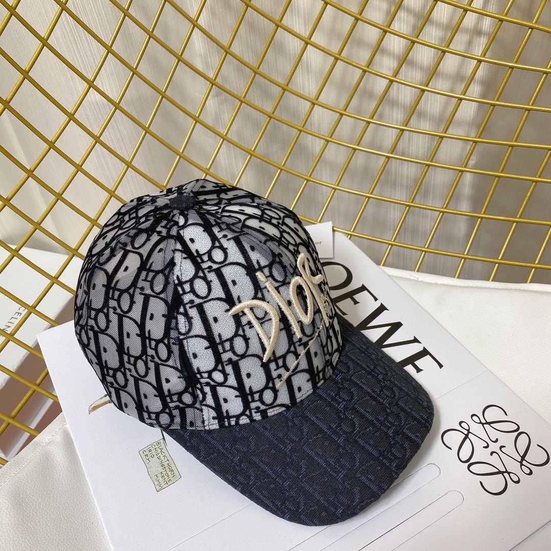 Christian Dior Embroidered Mesh Baseball Cap - Serene