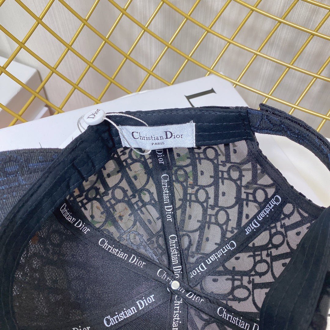 Christian Dior Embroidered Mesh Baseball Cap - Serene