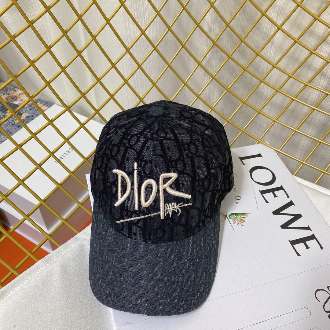 Christian Dior Embroidered Mesh Baseball Cap - Serene