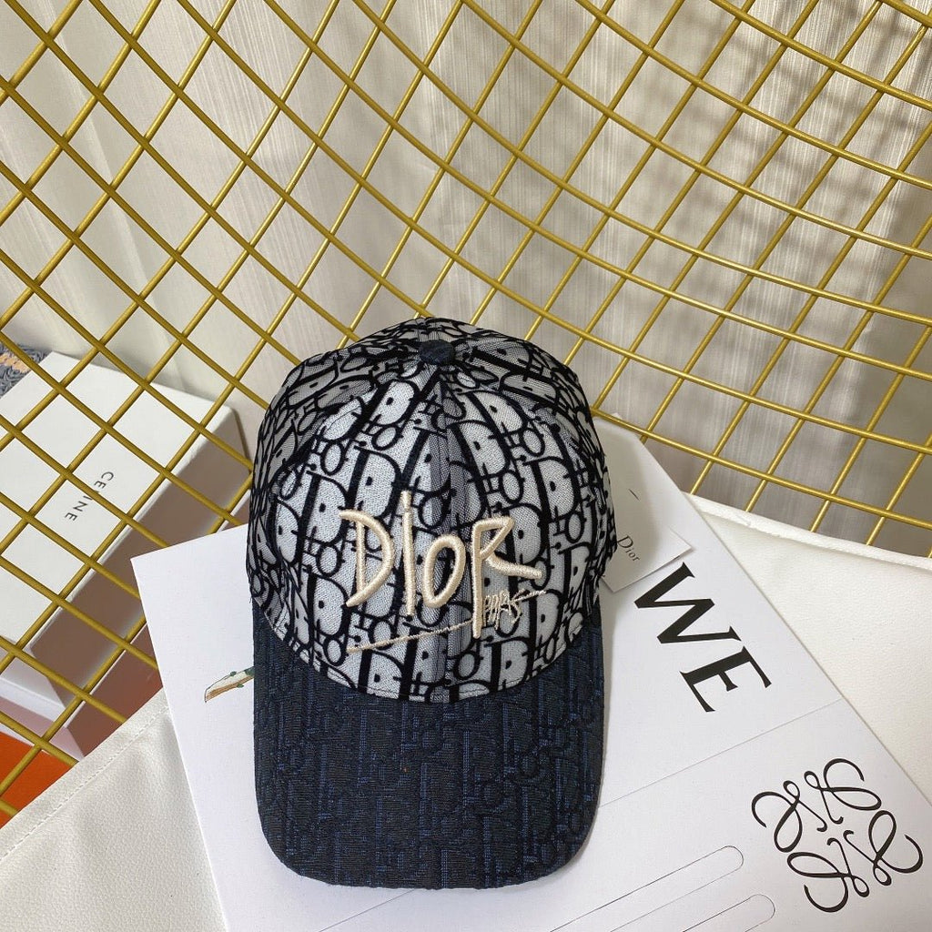Christian Dior Embroidered Mesh Baseball Cap - Serene