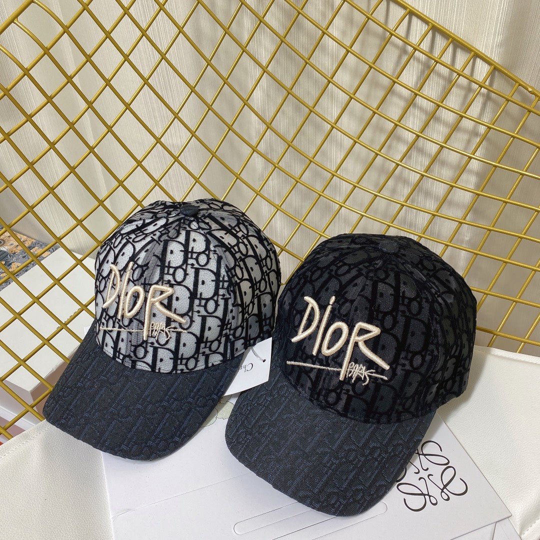 Christian Dior Embroidered Mesh Baseball Cap - Serene