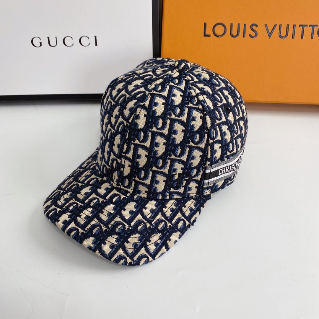 Christian Dior Embroidered Web Baseball Cap - Serene