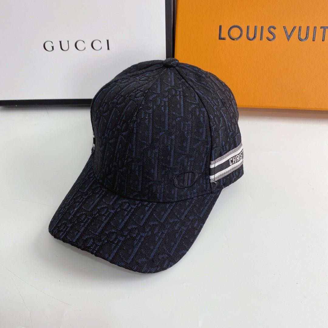 Christian Dior Embroidered Web Baseball Cap - Serene