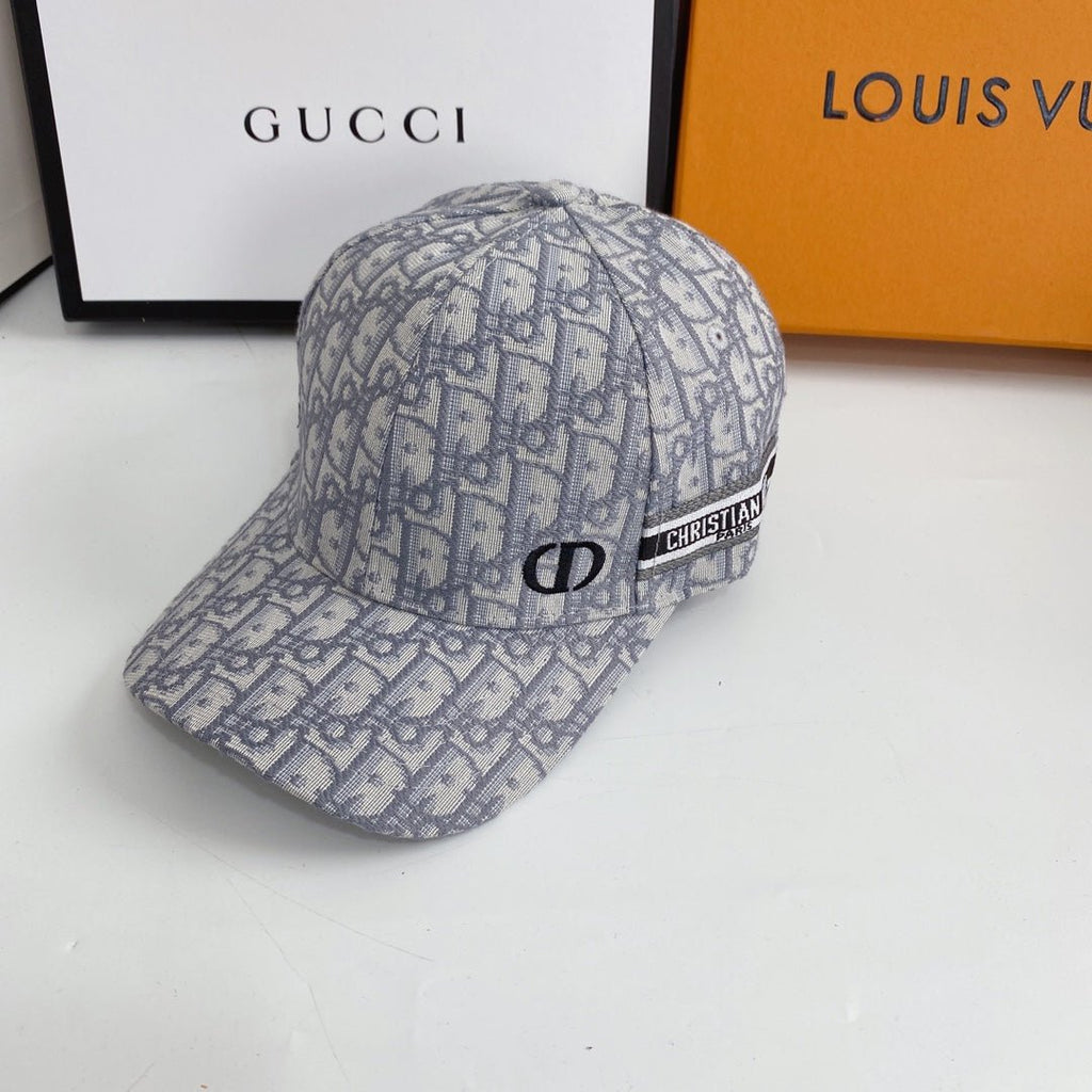 Christian Dior Embroidered Web Baseball Cap - Serene