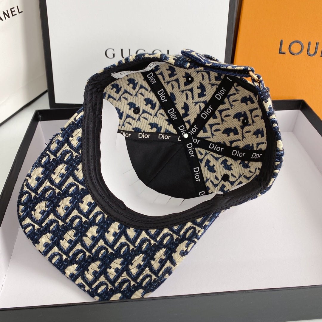 Christian Dior Embroidered Web Baseball Cap - Serene