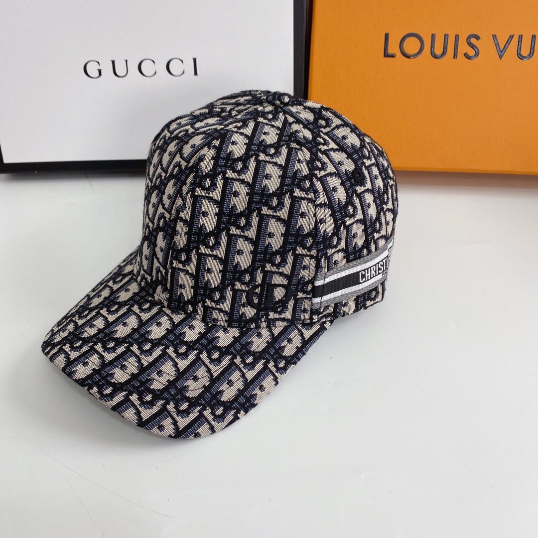 Christian Dior Embroidered Web Baseball Cap - Serene
