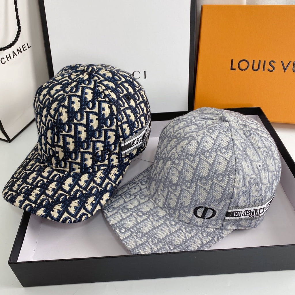 Christian Dior Embroidered Web Baseball Cap - Serene