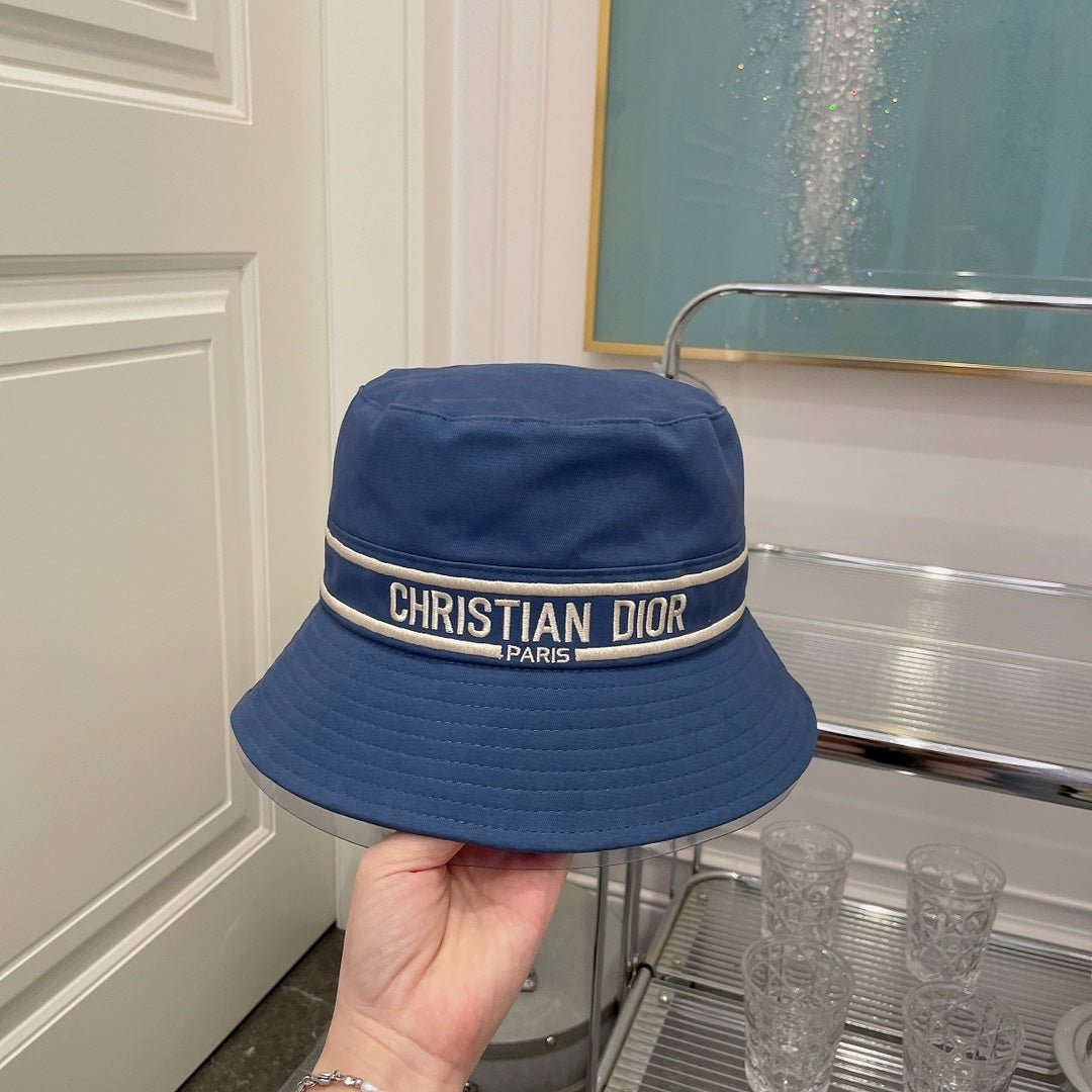 Christian Dior Embroidered Webbing Bucket Hat - Serene