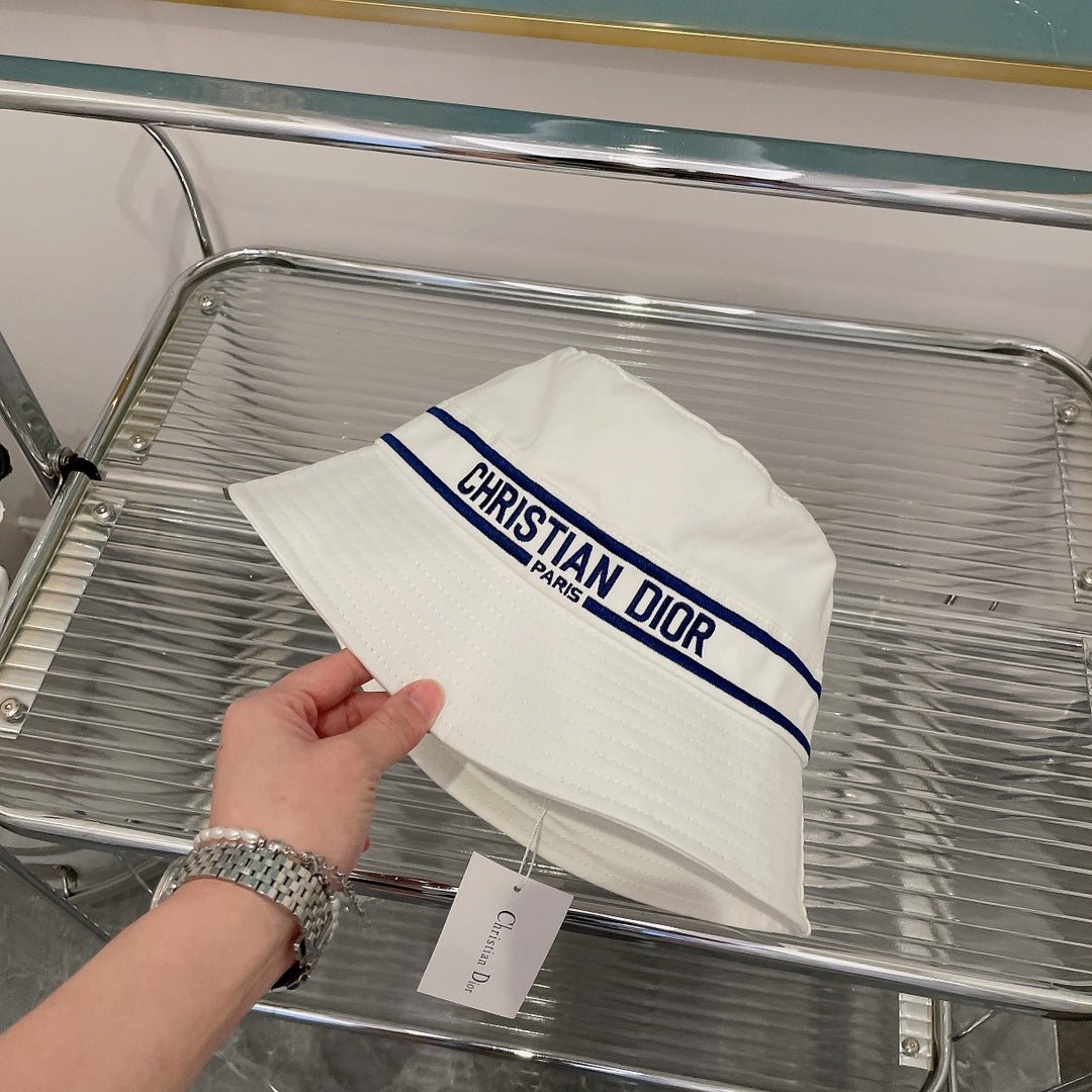 Christian Dior Embroidered Webbing Bucket Hat - Serene