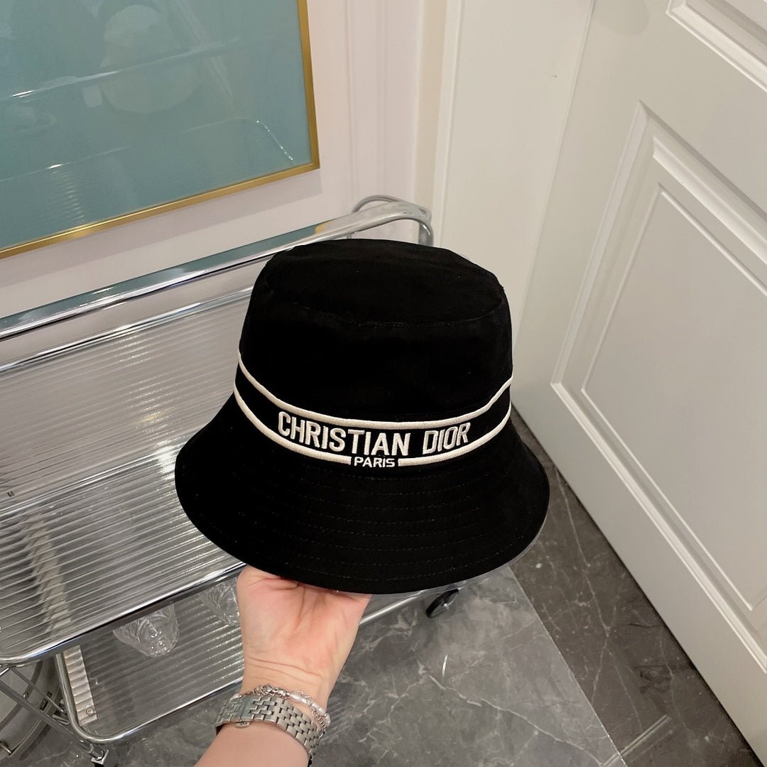 Christian Dior Embroidered Webbing Bucket Hat - Serene