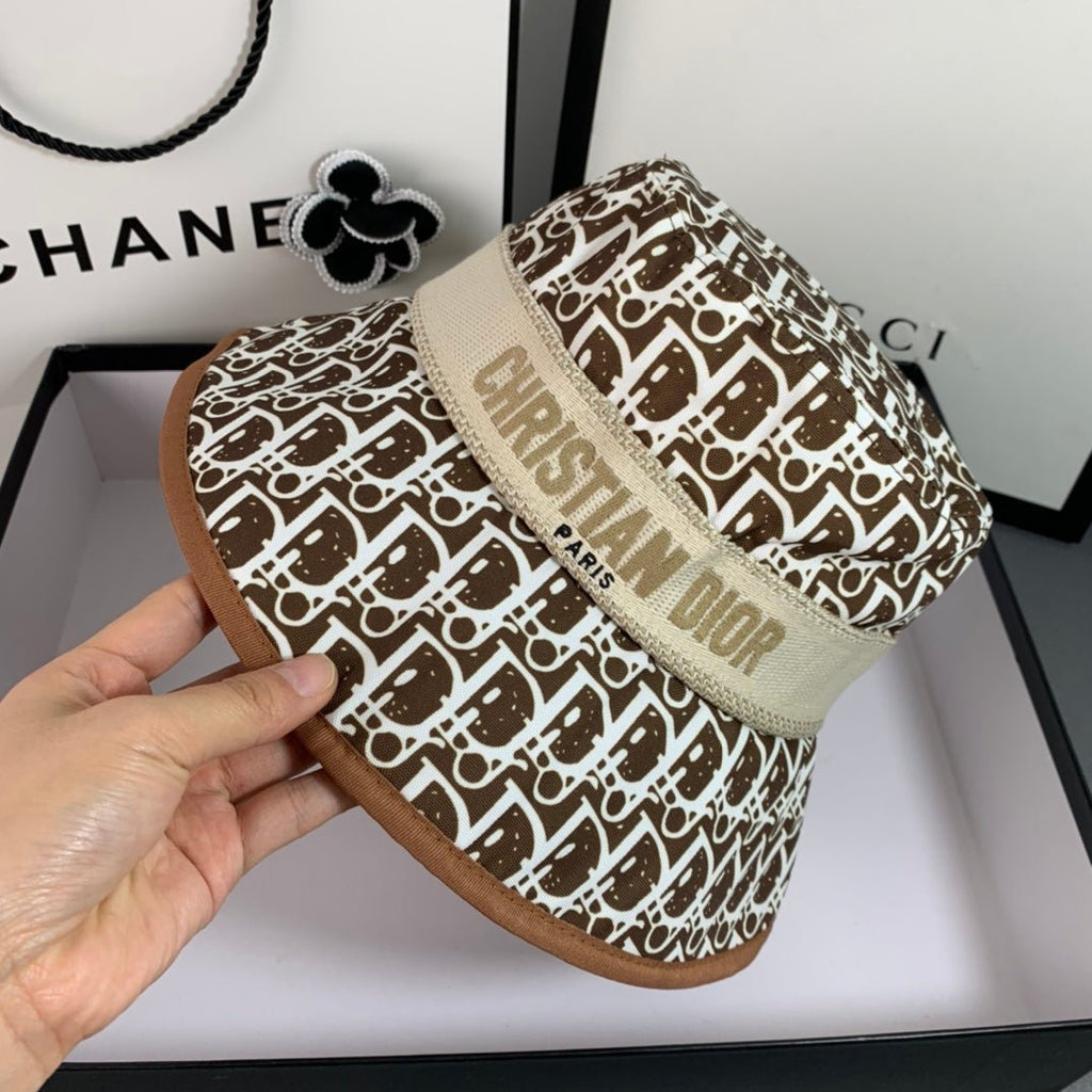 Christian Dior Embroidered Webbing Bucket Hat - Serene