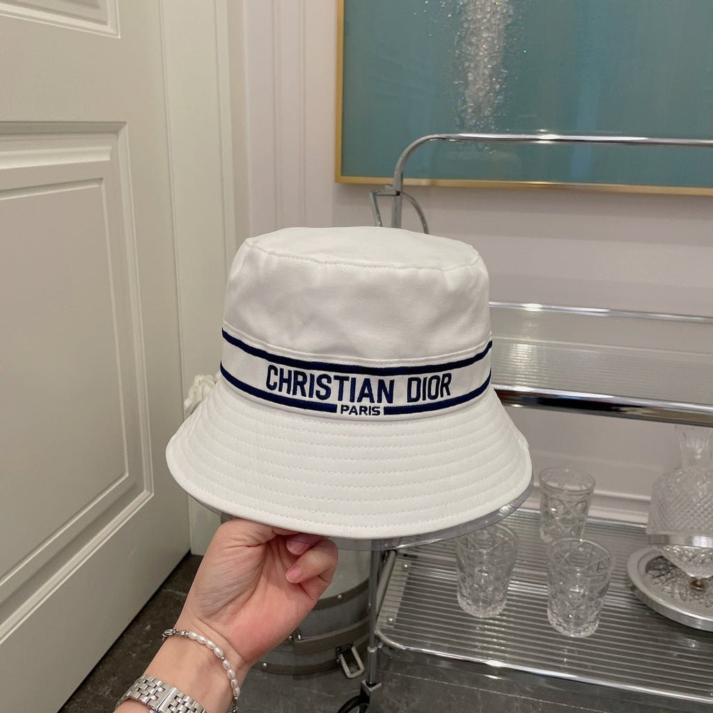 Christian Dior Embroidered Webbing Bucket Hat - Serene