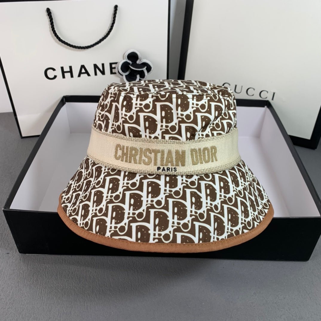 Christian Dior Embroidered Webbing Bucket Hat - Serene