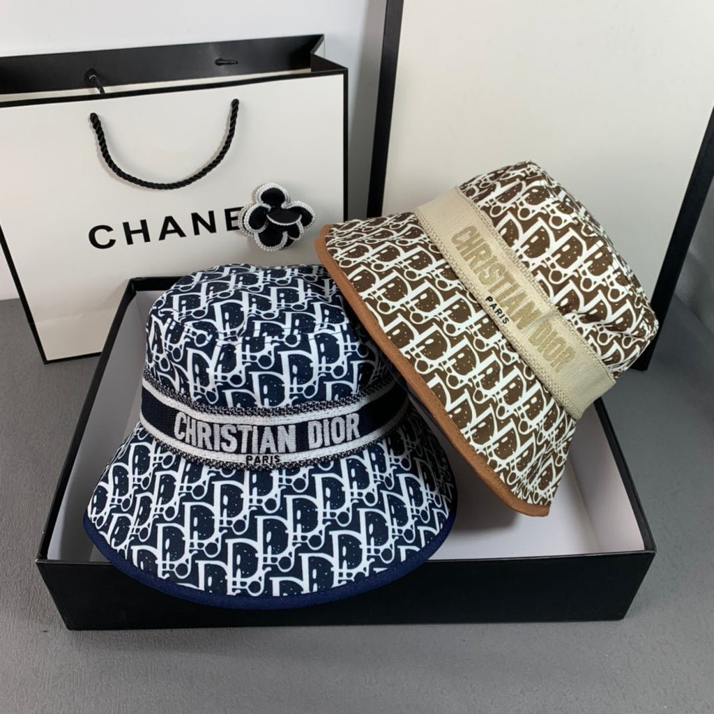 Christian Dior Embroidered Webbing Bucket Hat - Serene