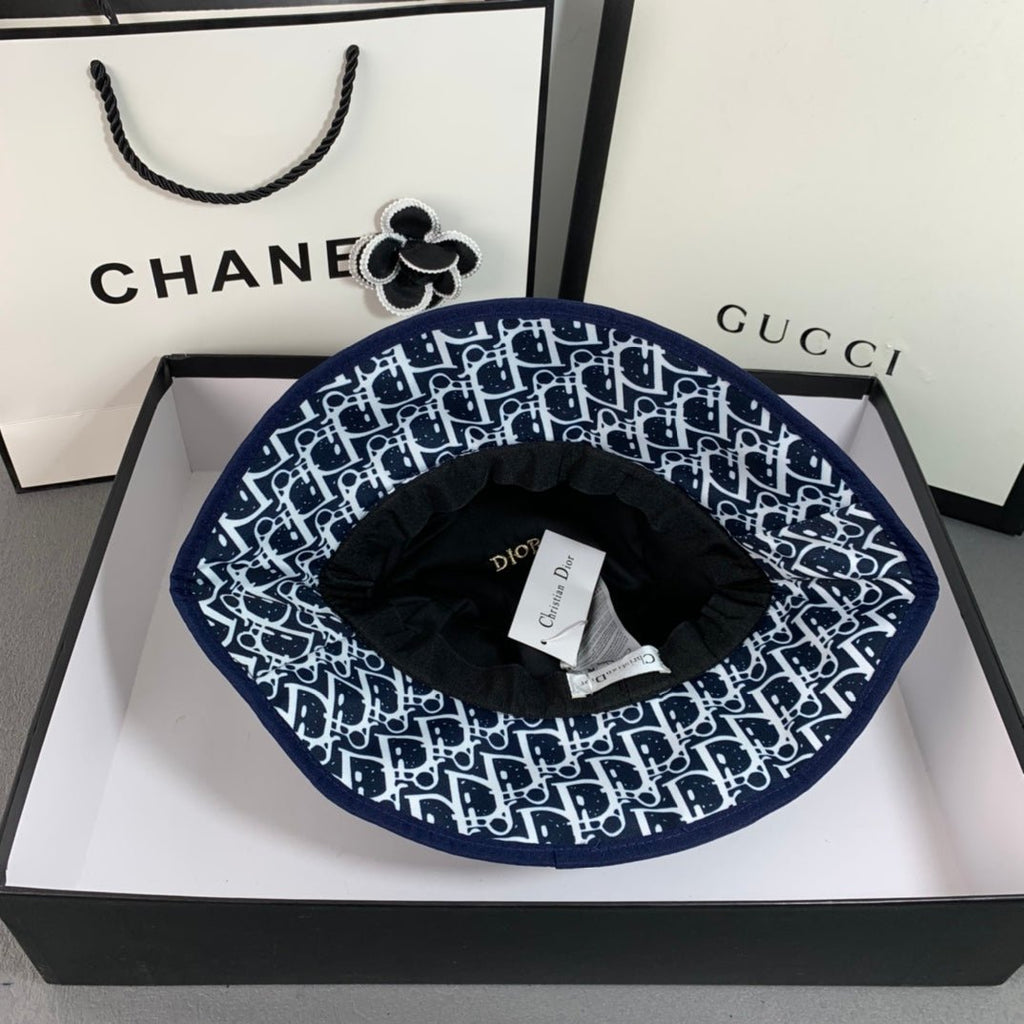 Christian Dior Embroidered Webbing Bucket Hat - Serene