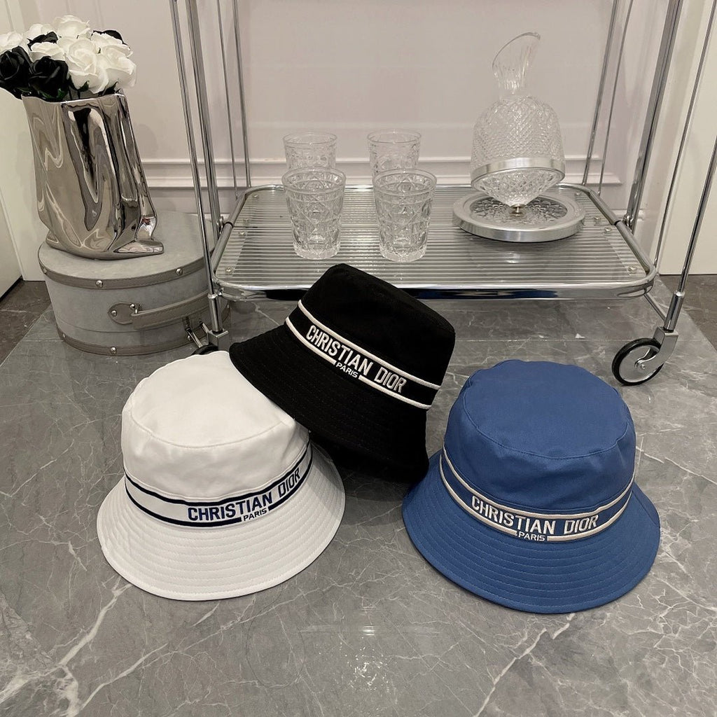 Christian Dior Embroidered Webbing Bucket Hat - Serene
