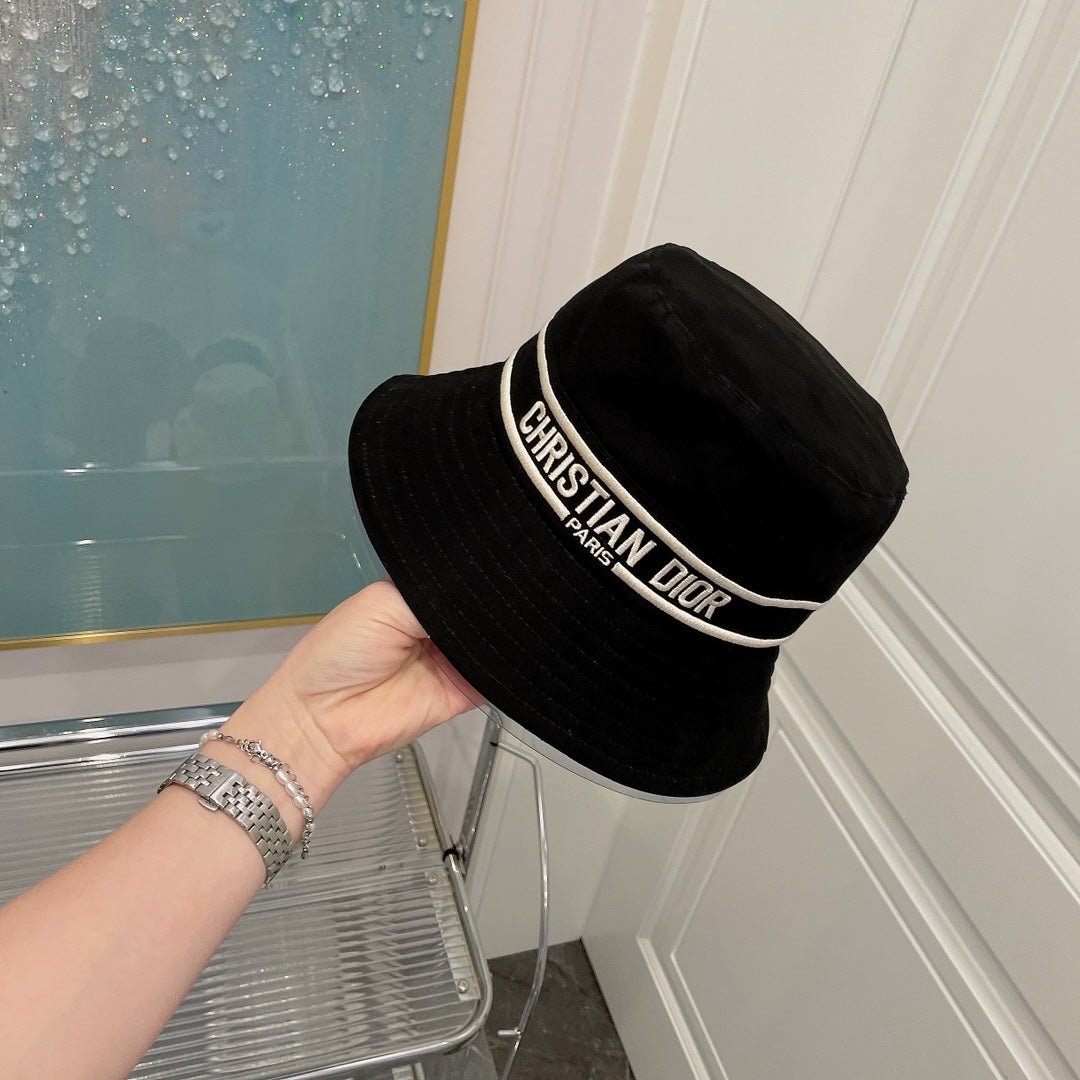Christian Dior Embroidered Webbing Bucket Hat - Serene