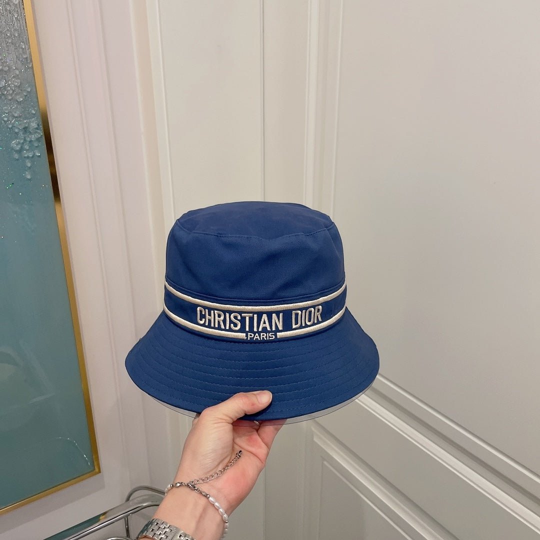 Christian Dior Embroidered Webbing Bucket Hat - Serene