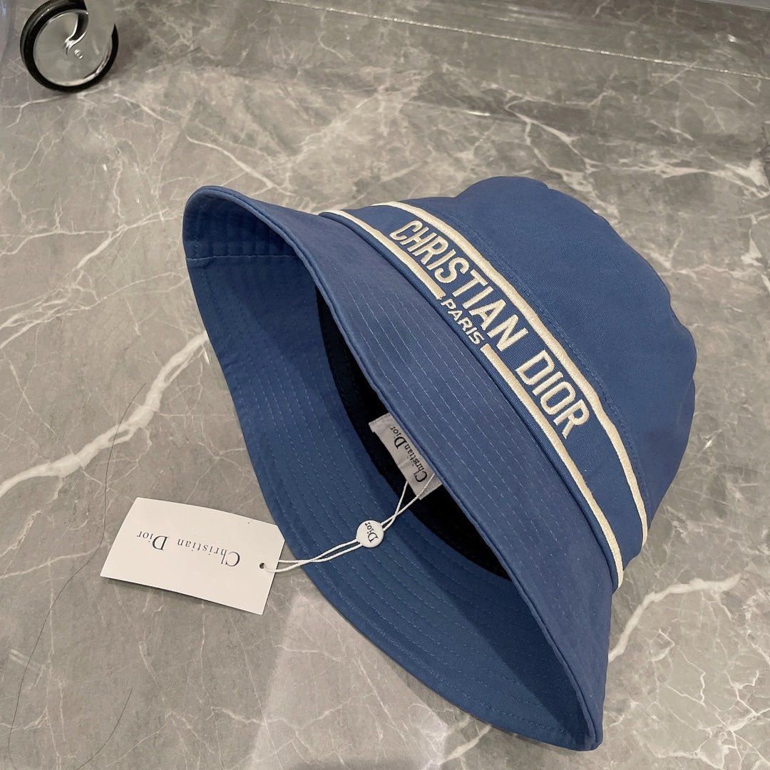 Christian Dior Embroidered Webbing Bucket Hat - Serene