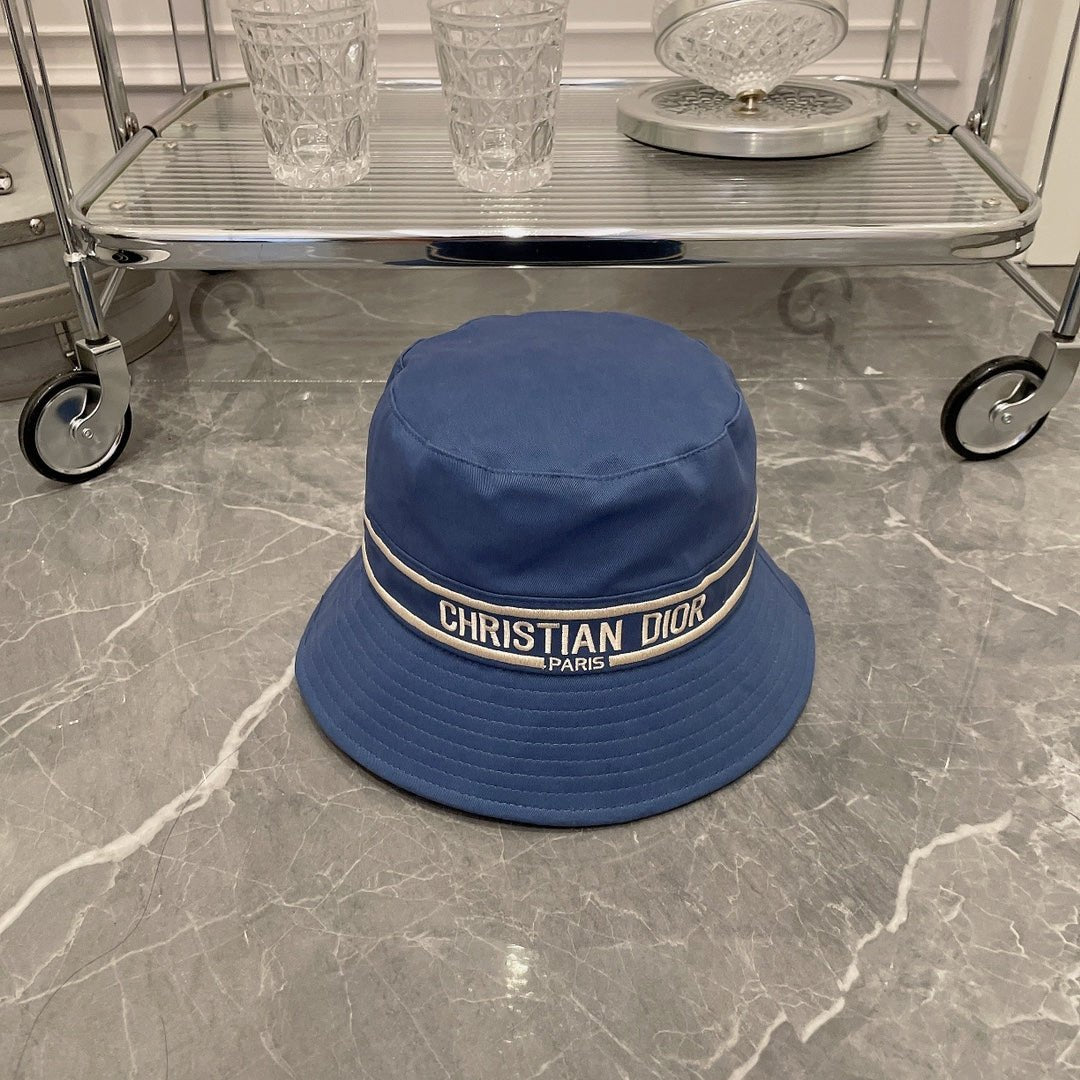 Christian Dior Embroidered Webbing Bucket Hat - Serene