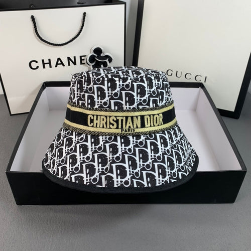 Christian Dior Embroidered Webbing Bucket Hat - Serene