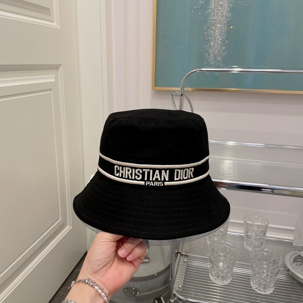 Christian Dior Embroidered Webbing Bucket Hat - Serene