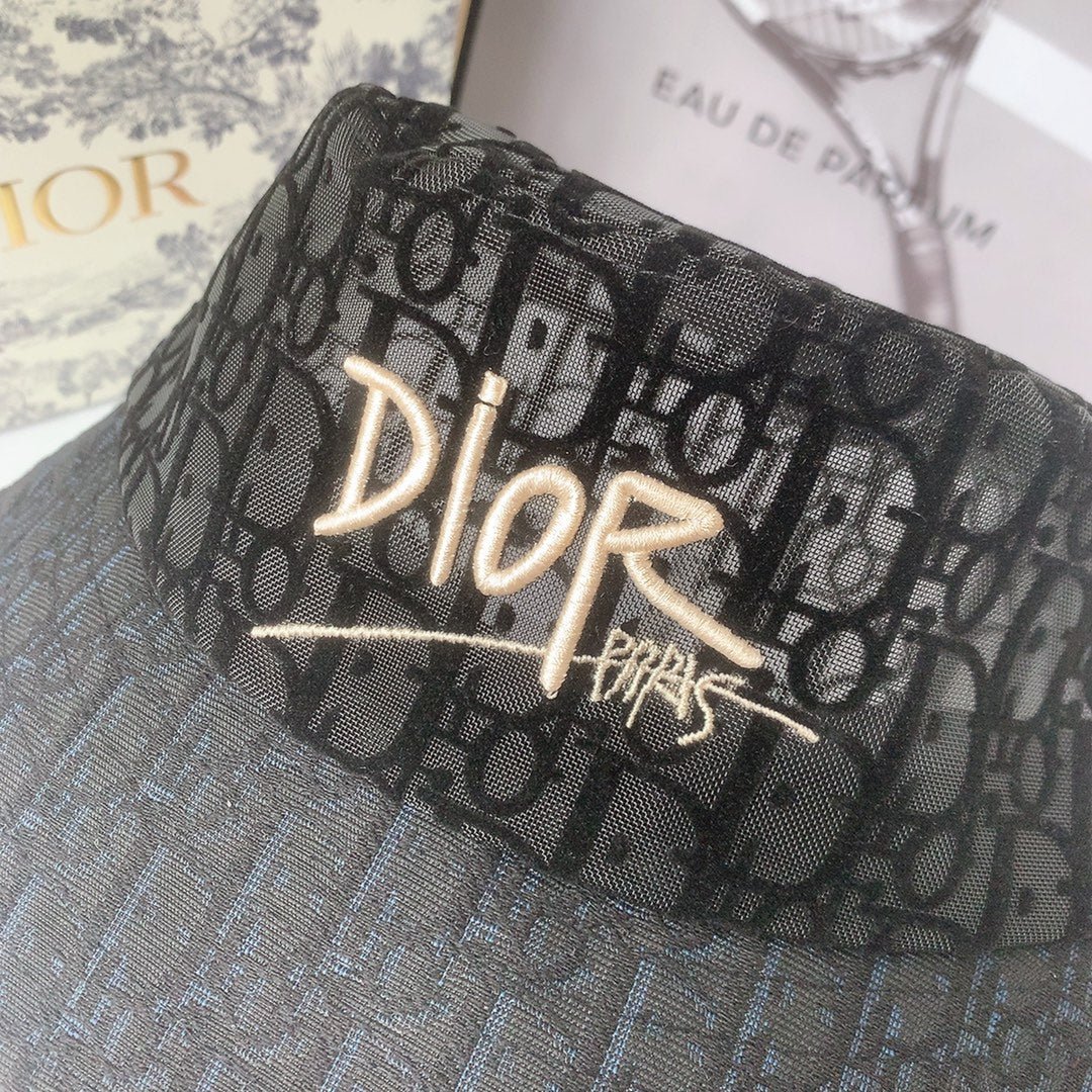 Christian Dior Lace Flocked Bucket Hat - Serene