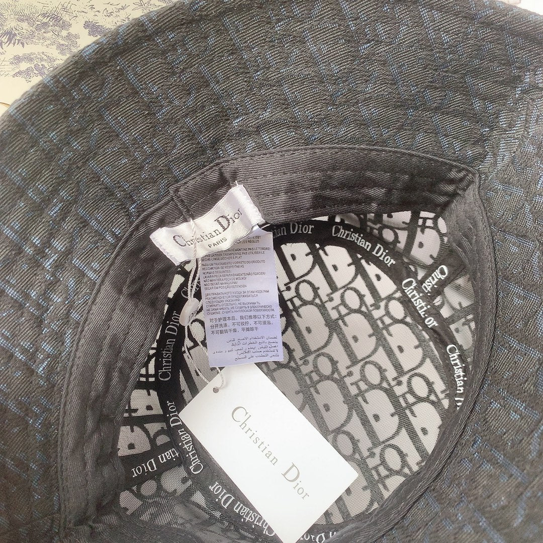 Christian Dior Lace Flocked Bucket Hat - Serene