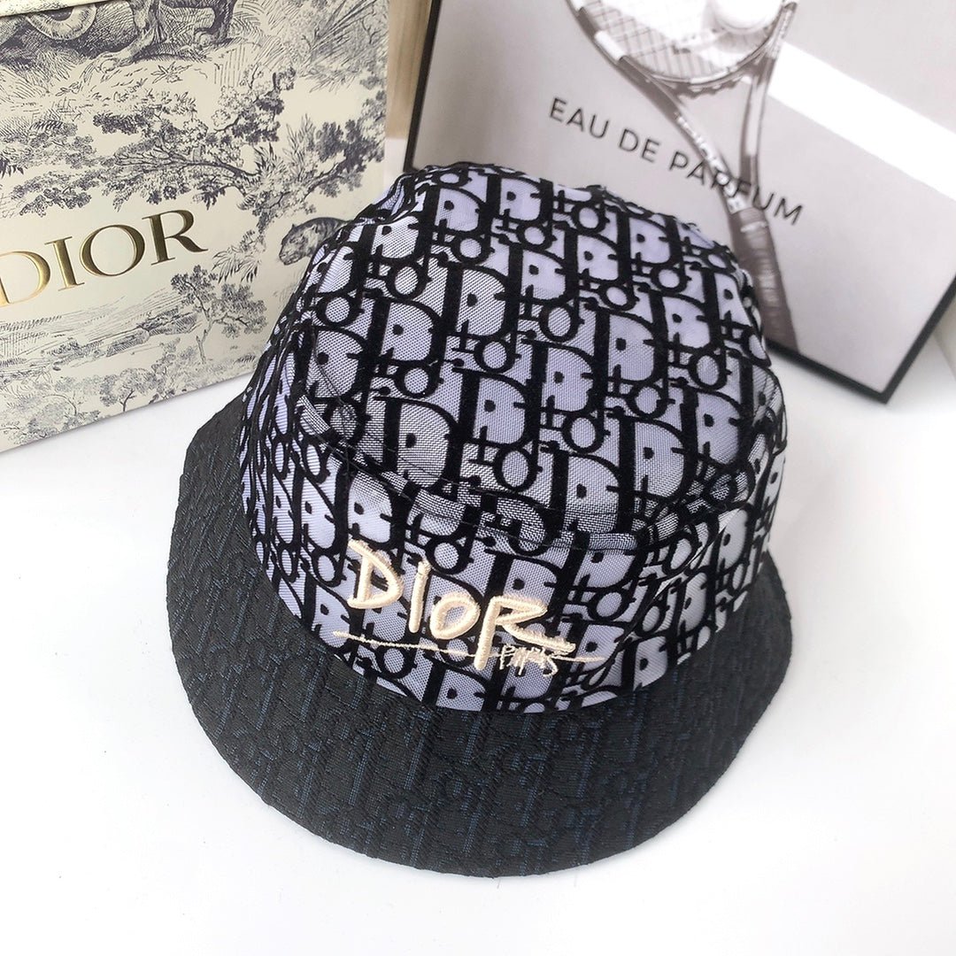 Christian Dior Lace Flocked Bucket Hat - Serene