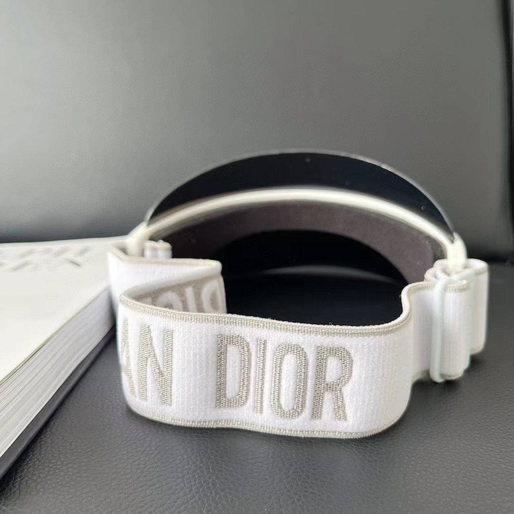 Christian Dior Resin Mirror Sun Visor Hat - Serene